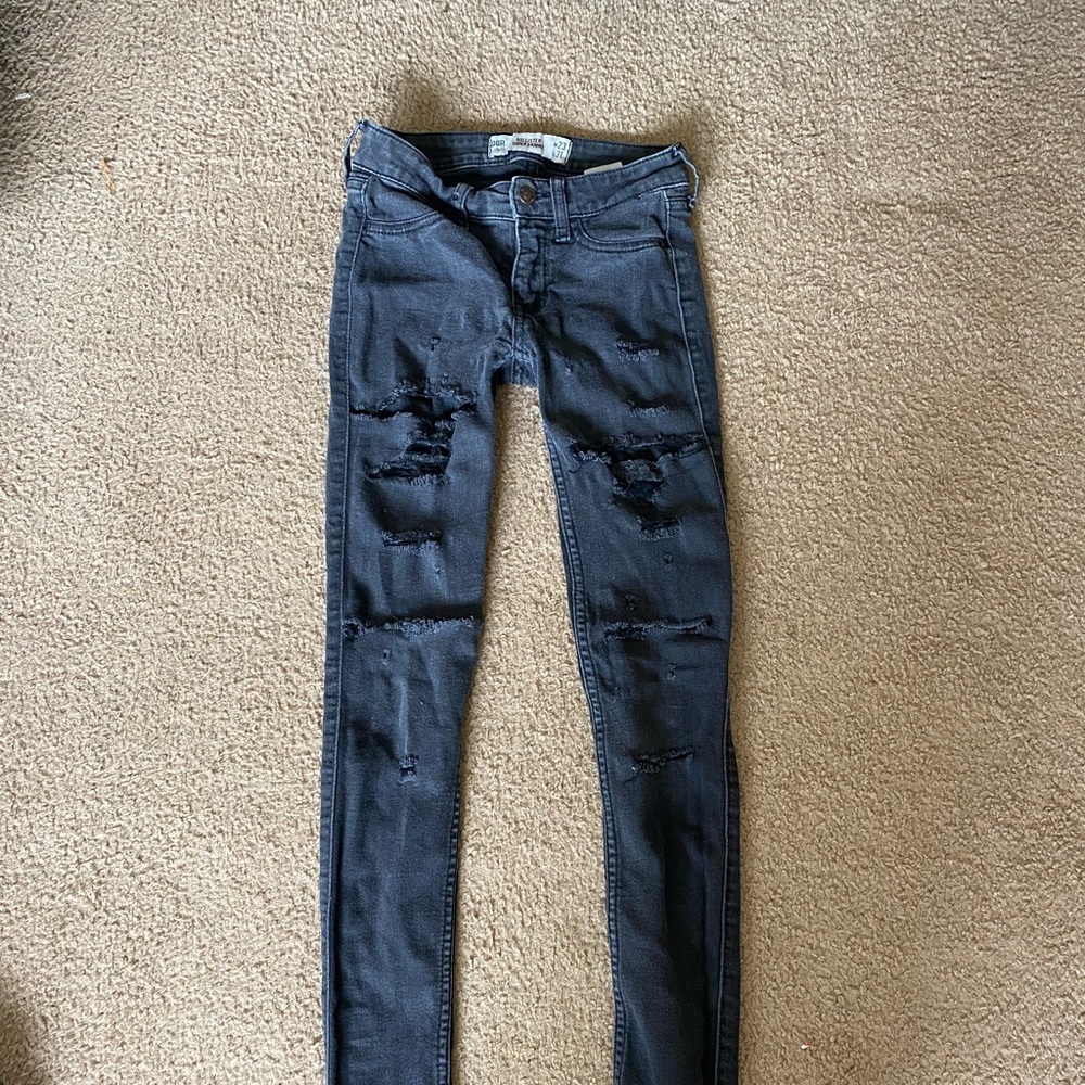 Hollister Super Distressed Skinny Jeans